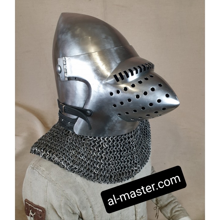Houndskull Bascinet, Churburg Castle ca. 1395
