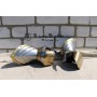 Italian gauntlets with brass decoration