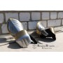 Italian gauntlets with brass decoration