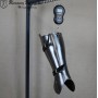 Set hardened legs with brass decoration