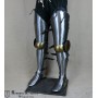Set hardened legs with brass decoration