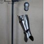 Set hardened legs with brass decoration