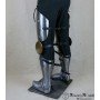 Set hardened legs with brass decoration