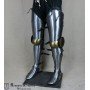 Set hardened legs with brass decoration